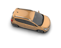 Modern car isolated on background. 3d rendering - illustration png