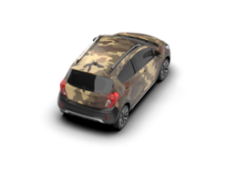 Modern car isolated on background. 3d rendering - illustration png