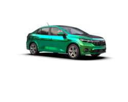 Modern car isolated on background. 3d rendering - illustration png