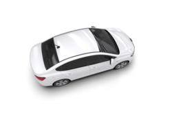 moderno carro isolado em fundo. 3d Renderização - ilustração png
