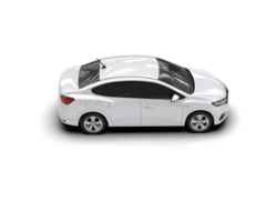 Modern car isolated on background. 3d rendering - illustration png