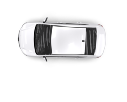 Modern car isolated on background. 3d rendering - illustration png