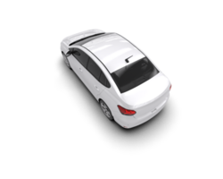 moderno carro isolado em fundo. 3d Renderização - ilustração png