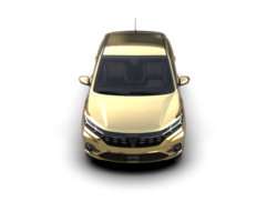 Modern car isolated on background. 3d rendering - illustration png