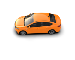 Modern car isolated on background. 3d rendering - illustration png