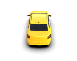 Modern car isolated on background. 3d rendering - illustration png