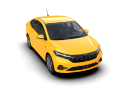 Modern car isolated on background. 3d rendering - illustration png