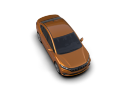Modern car isolated on background. 3d rendering - illustration png