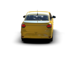 Modern car isolated on background. 3d rendering - illustration png