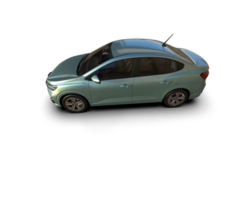 Modern car isolated on background. 3d rendering - illustration png
