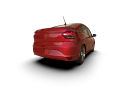 Modern car isolated on background. 3d rendering - illustration png
