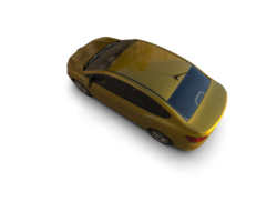 Modern car isolated on background. 3d rendering - illustration png