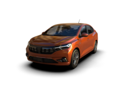 Modern car isolated on background. 3d rendering - illustration png