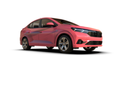 Modern car isolated on background. 3d rendering - illustration png