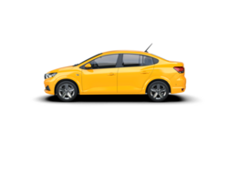 Modern car isolated on background. 3d rendering - illustration png