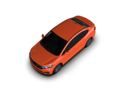 Modern car isolated on background. 3d rendering - illustration png