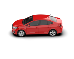 Modern car isolated on background. 3d rendering - illustration png