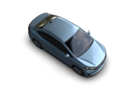 Modern car isolated on background. 3d rendering - illustration png