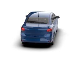 Modern car isolated on background. 3d rendering - illustration png