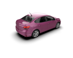 Modern car isolated on background. 3d rendering - illustration png
