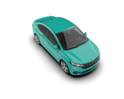 Modern car isolated on background. 3d rendering - illustration png