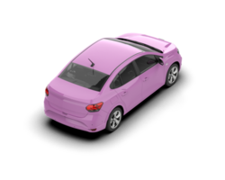 Modern car isolated on background. 3d rendering - illustration png