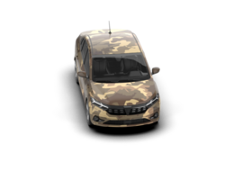 Modern car isolated on background. 3d rendering - illustration png