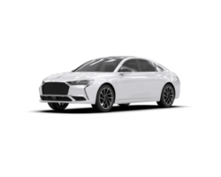 Modern car isolated on background. 3d rendering - illustration png