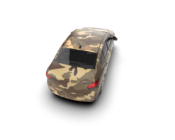 Modern car isolated on background. 3d rendering - illustration png