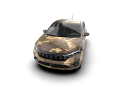 Modern car isolated on background. 3d rendering - illustration png