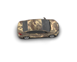 Modern car isolated on background. 3d rendering - illustration png