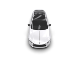 Modern car isolated on background. 3d rendering - illustration png