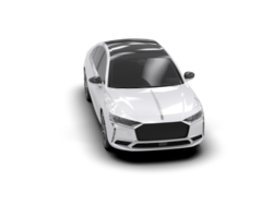 Modern car isolated on background. 3d rendering - illustration png