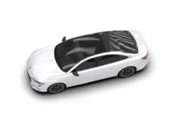 Modern car isolated on background. 3d rendering - illustration png