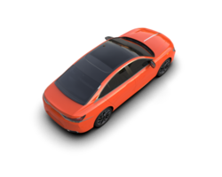 Modern car isolated on background. 3d rendering - illustration png