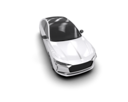 Modern car isolated on background. 3d rendering - illustration png