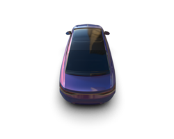 Modern car isolated on background. 3d rendering - illustration png