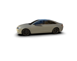 Modern car isolated on background. 3d rendering - illustration png