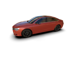 Modern car isolated on background. 3d rendering - illustration png