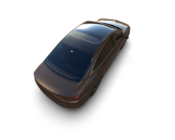 Modern car isolated on background. 3d rendering - illustration png