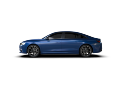 Modern car isolated on background. 3d rendering - illustration png