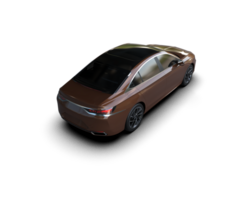 Modern car isolated on background. 3d rendering - illustration png
