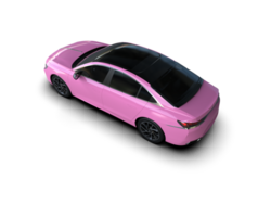 Modern car isolated on background. 3d rendering - illustration png