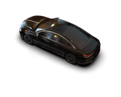 Modern car isolated on background. 3d rendering - illustration png