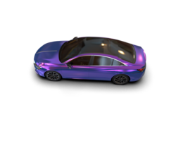 Modern car isolated on background. 3d rendering - illustration png