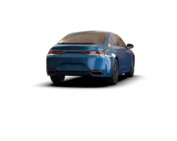 Modern car isolated on background. 3d rendering - illustration png