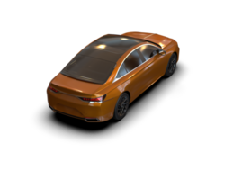 Modern car isolated on background. 3d rendering - illustration png