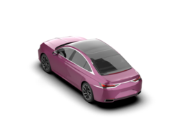 Modern car isolated on background. 3d rendering - illustration png