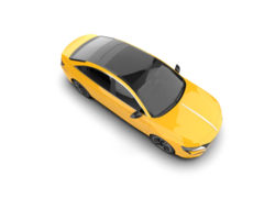 Modern car isolated on background. 3d rendering - illustration png