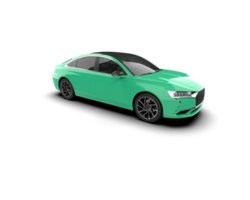Modern car isolated on background. 3d rendering - illustration png